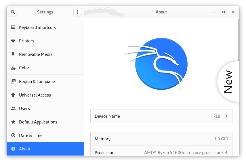 New gtk3 light theme headerbar design for Kali 2020.3