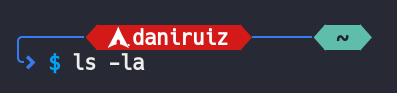 powerline like bash prompt with patched font