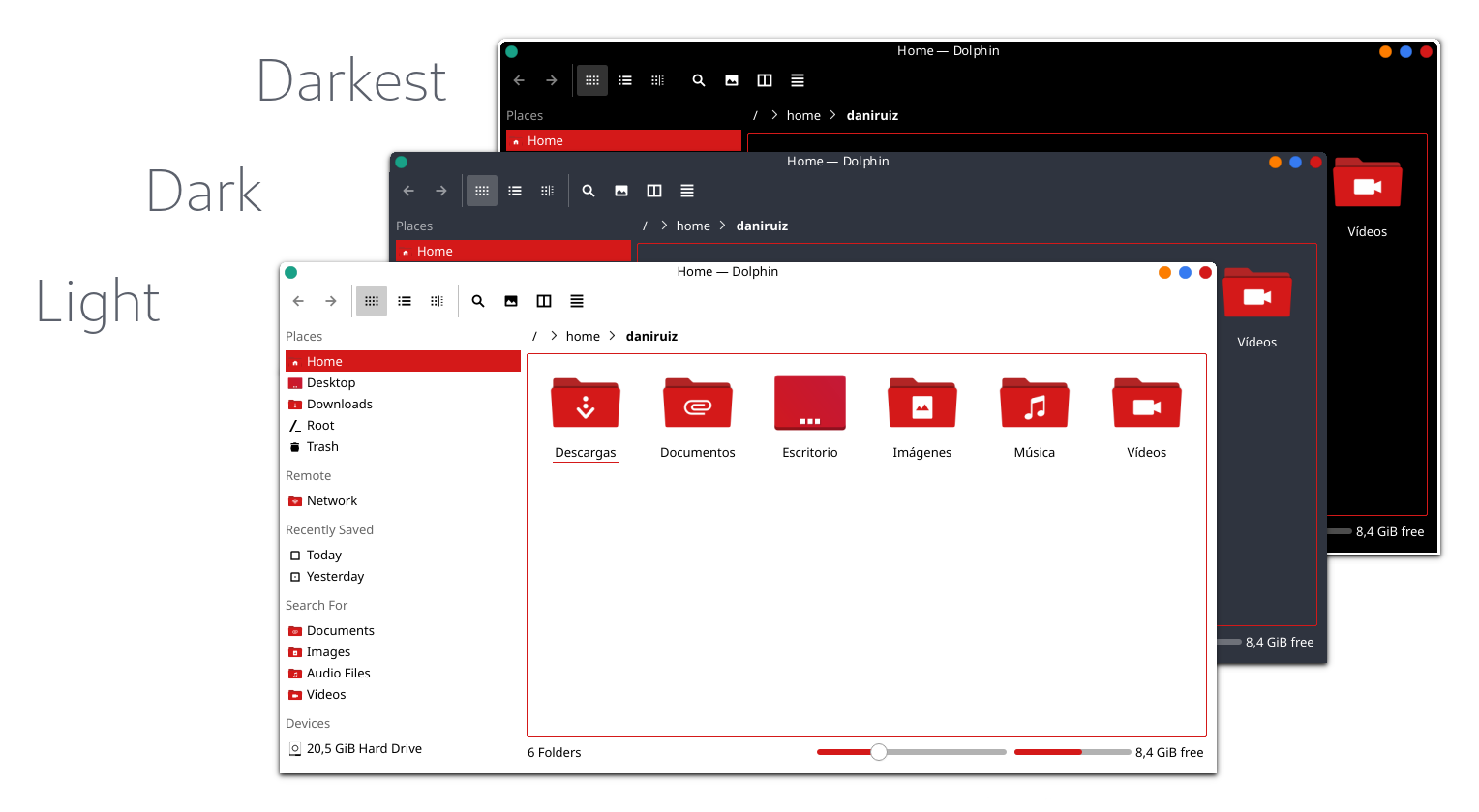 Flat Remix GTK KDE theme